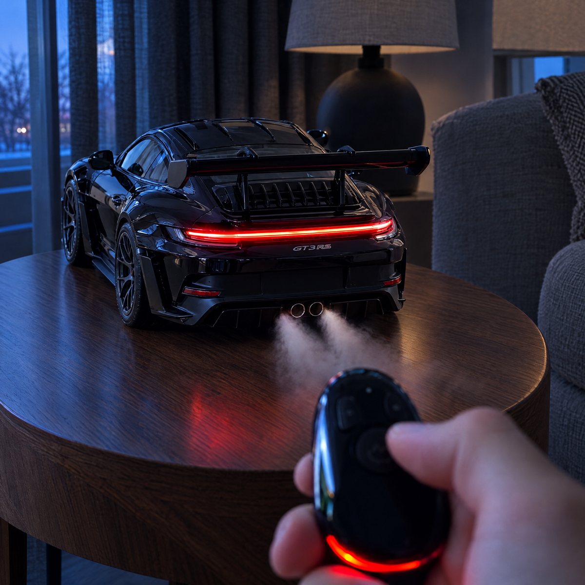 TurboMist started with the key remote